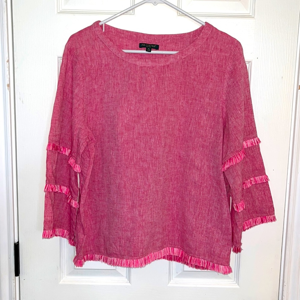 For Cynthia Fringe Blouse